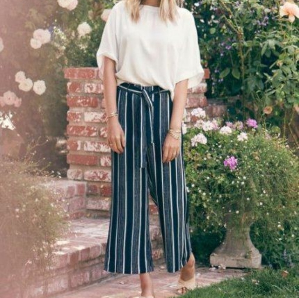 Striped wide pants - Picture 3 of 4